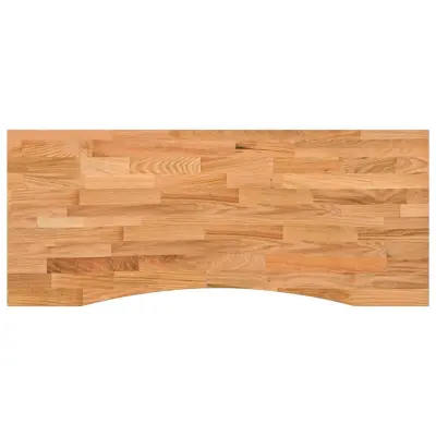 vidaXL Mizna plošča rjava 120x50x2,5 cm trdna hrastovina pravokotna
