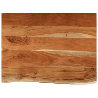 vidaXL Kopalniški pult 80x60x3,8 cm pravokoten trden akacijev les