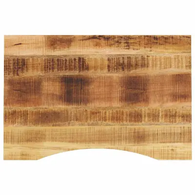 vidaXL Mizna plošča ukrivljena 80x60x2,5 cm trden mangov les