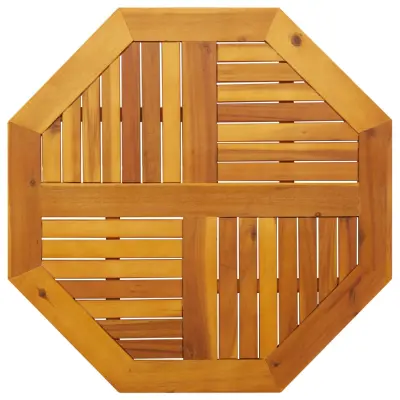 vidaXL Mizna plošča 80x80x2,2 cm osmerokotna trdna tikovina