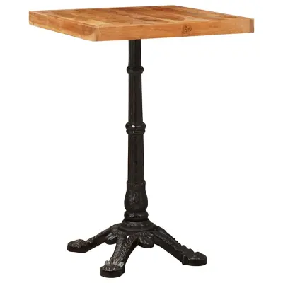 vidaXL Bistro miza Rjava 50 x 50 x 76 cm Masiven les akacije