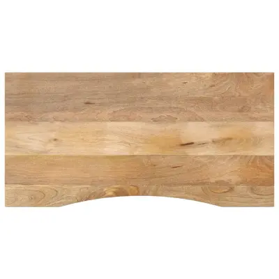 vidaXL Mizna plošča ukrivljena 110x60x2,5 cm trden mangov les