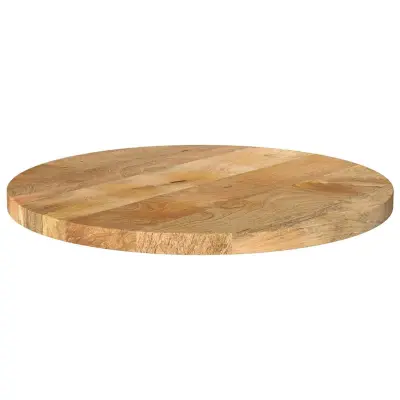 vidaXL Mizna plošča Ø 40x2,5 cm okrogla trden mangov les