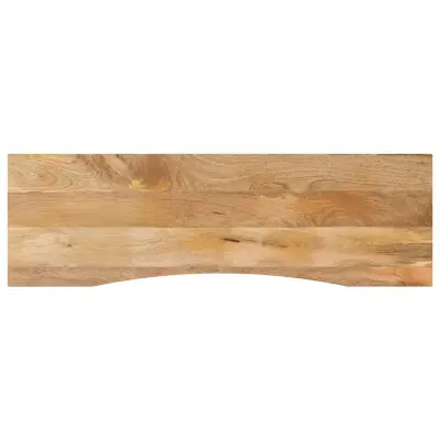vidaXL Mizna plošča ukrivljena 160x50x2,5 cm trden mangov les