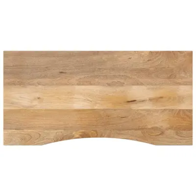 vidaXL Mizna plošča ukrivljena 120x60x2,5 cm trden mangov les