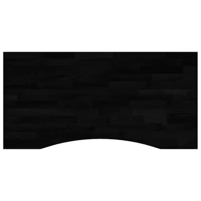 vidaXL Mizna plošča temno rjava 100x60x2,5 cm trdna hrastovina