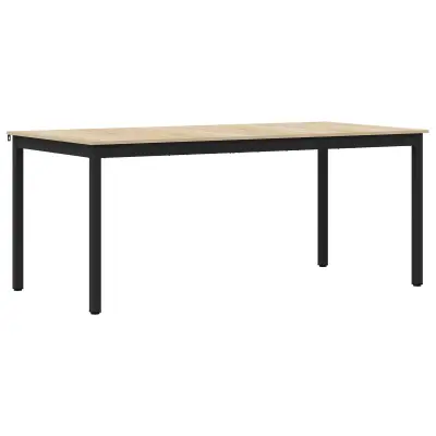 vidaXL Jedilne mize 2 pcs 180 x 90 x 75 cm Konstruiran les