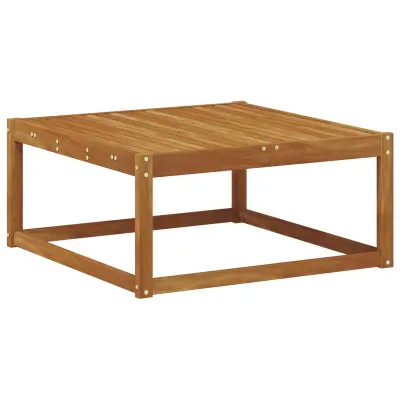 vidaXL Zunanja miza Naravna 79 x 79 x 37 cm