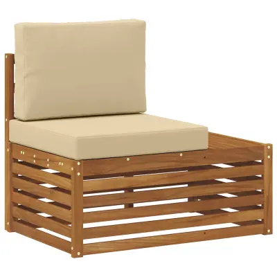vidaXL Zunanji konec kavča Naravna 91 x 63 x 73 cm Masiven les akacije
