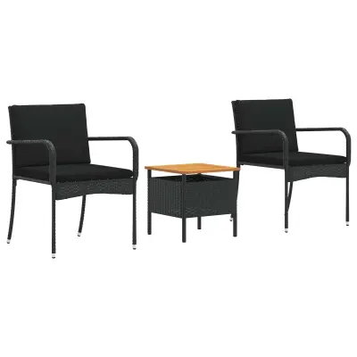 vidaXL Vrtni set z blazino jeklo