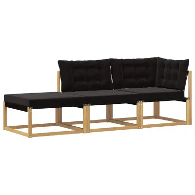 vidaXL Sekcijski kavč z blazino Bela 241,5 x 83 x 73 cm
