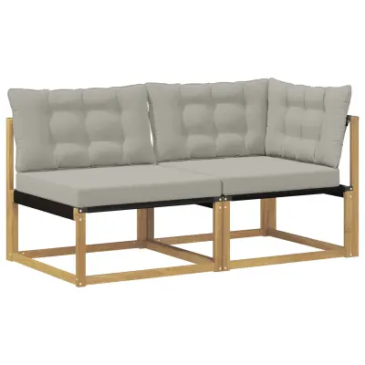 vidaXL Sekcijski kavč z blazino Bela 162,5 x 83 x 73 cm