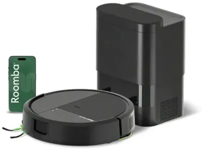 Robotski sesalnik iROBOT Roomba® 115 Combo Robot + AutoEmpty™ postaja Black