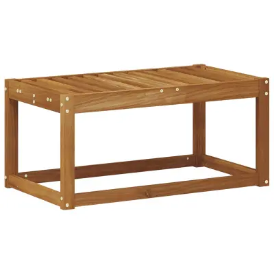 vidaXL Zunanji stolček klop Naravna 79 x 43 x 37 cm