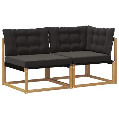 vidaXL Sekcijski kavč z blazino Bela 162,5 x 83 x 73 cm