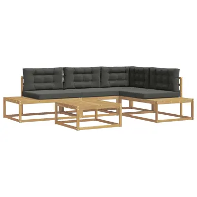 vidaXL Zunanja garnitura za sedenje Bela 79 x 79 x 37 cm Poliester