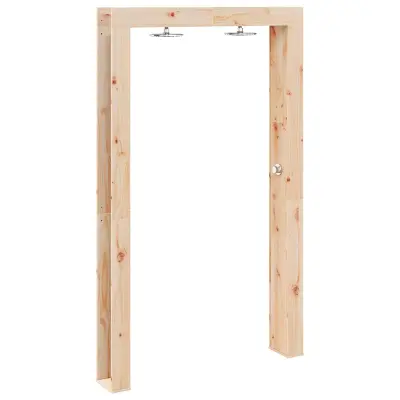 vidaXL Zunanji tuš Naravna 137 x 23 x 226 cm Masivna borovina