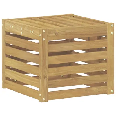 vidaXL Zunanja garnitura za sedenje Bela 35 x 38 x 37 cm