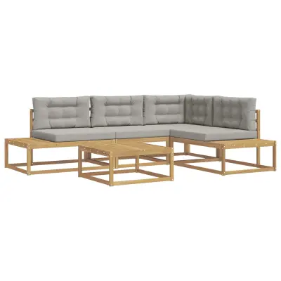 vidaXL Zunanja garnitura za sedenje Bela 79 x 79 x 37 cm Poliester