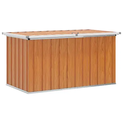 vidaXL Zunanja shranjevalna škatla les 129 x 67 x 65 cm
