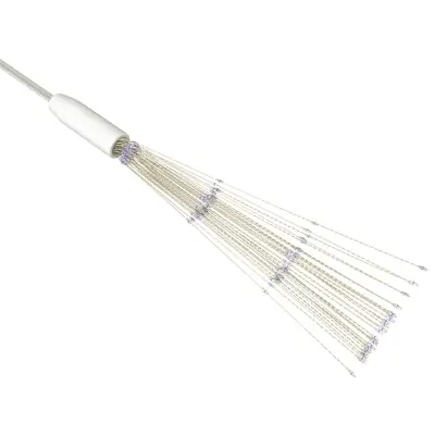 vidaXL Zunanje novoletne lučke svetlo modre 20 cm 140 LED