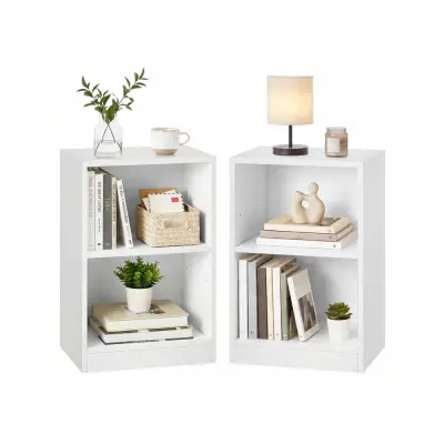 Set nočnih omaric 2 kosa 30x40x60 cm bela