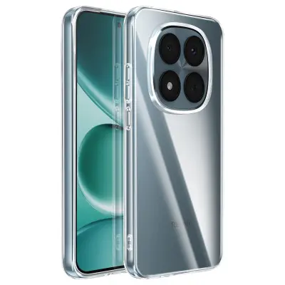 Mayaxess, Silikonski ovitek za Redmi Note 15 Pro 5G odporen na udarce, Prozorna