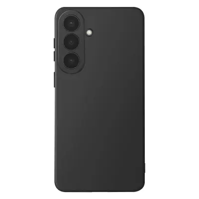Mehka robustna silikonska zaščita za Galaxy S26, Črna