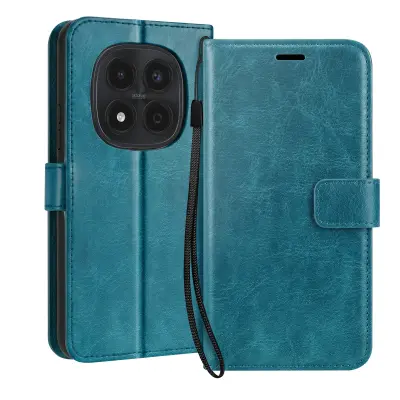 Mayaxess, Denarnica za Redmi Note 15 Pro 4G s trakom in funkcijo stojala, Turkizna