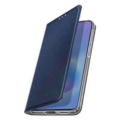 Folio etui za Galaxy A57 z žepkom za kartice in funkcijo video stojala, Nočno modra