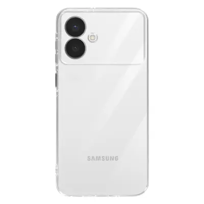Mehak silikonski ovitek za Galaxy S26 Edge z dvignjenim robom kamere, Prozorna