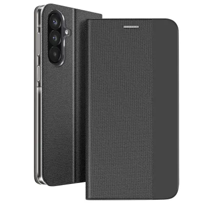 Etui Galaxy A57 Sensitive iz tkanine z oporo, Črna