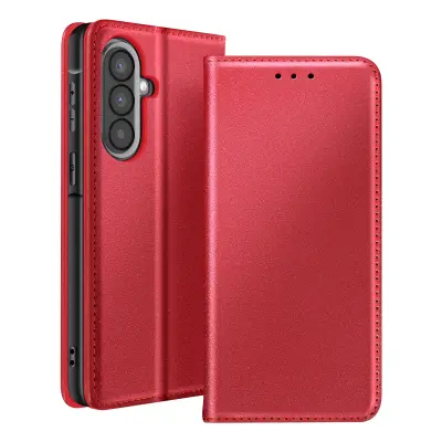 Folio etui za Galaxy A57 z žepki za kartice in funkcijo stojala, Rdeča
