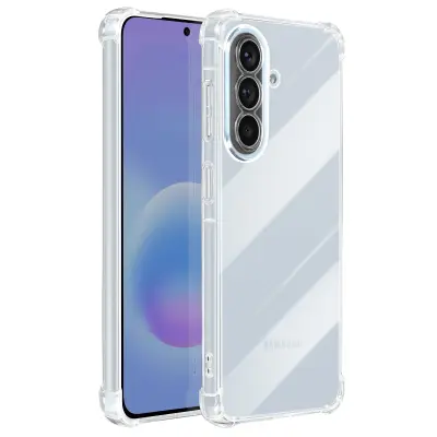 Samsung, Torbica za Galaxy A57 Clear Cover Prožna z Ojačanimi Robovi, Prozorna