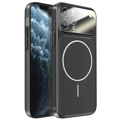 MagSafe ovitek za iPhone 11 Pro Max – AG Glass Mate zaključna obdelava, Črna