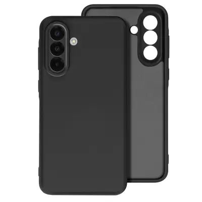 Mehak soft-touch poltrdi nezdrsni silikonski etui za Galaxy A37, Črna