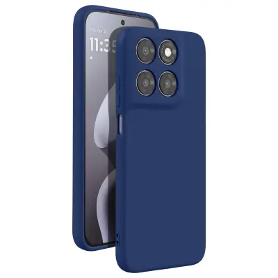Silikonsko Ohišje Soft-Touch za Motorola Moto G67 Serije Fast Cover, Nočno modra