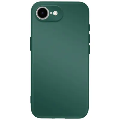 Soft-Touch silikonski ovitek Fast Cover za iPhone 17e, Temno zelena