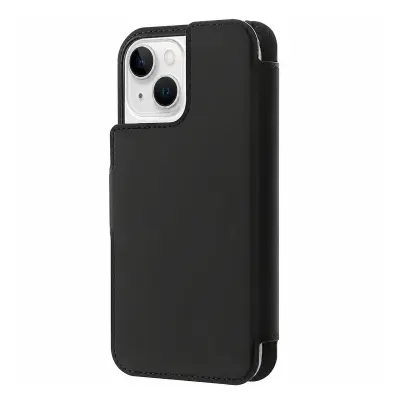 PURO, Folio etui za iPhone 14 Plus, združljiv z MagSafe, z žepom za kartice, Črna