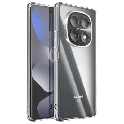 Mayaxess, Mehak silikonski ovitek za Redmi Note 15, Prozorna