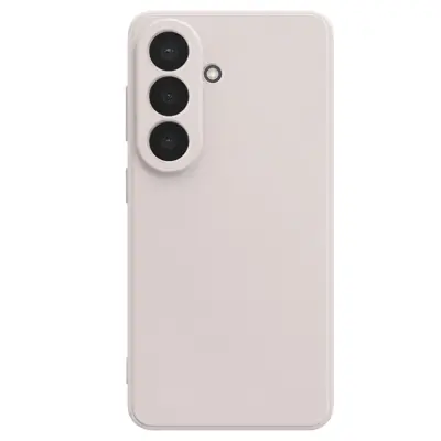 Mehak silikon ovitek Galaxy S26, soft-touch, Bela