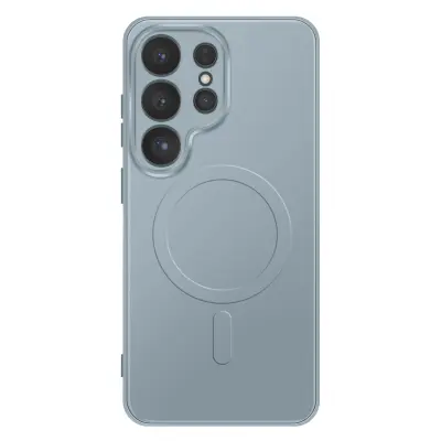 Ovitek za Galaxy S26 Ultra, združljiv s polnjenjem Qi2 / MagSafe / PixelSnap, Bledo modra