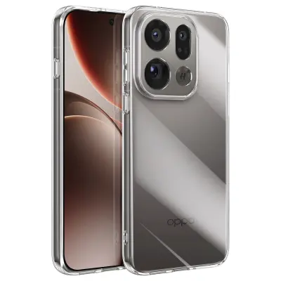 Mehek ovitek za Oppo Find X9 iz ultra tankega silikona 0.5mm, Prozorna