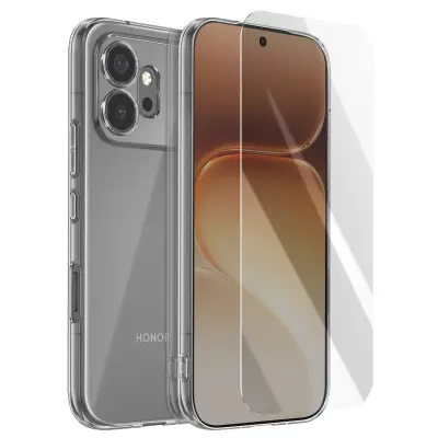 Mayaxess, Ovitek za Honor 600 z zaščitnim kaljenim steklom za zaslon, Prozorna