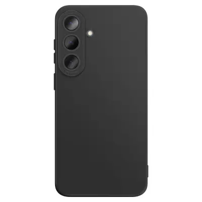 Mehak silikonski ovitek za Galaxy S26 z ojačanim blokom kamere, Črna