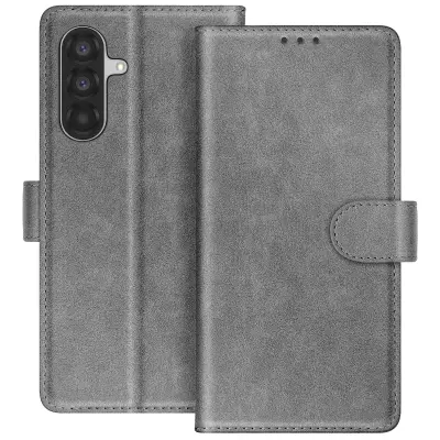 Denarnica za Galaxy A37 serija Chesterfield s funkcijo stojala, Siva