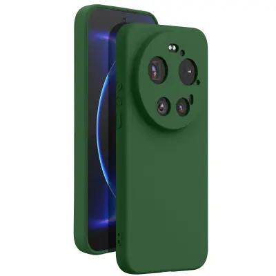 Silikonsko Ohišje Soft-Touch za Xiaomi 17 Ultra Serije Fast Cover, Zelena