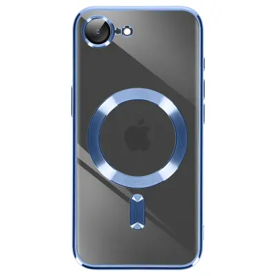 MagSafe ovitek s kromiranim robom za iPhone 17e, Modra