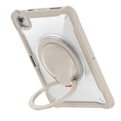 Ovitek za iPad Air 11 M4 2026 s Vogali Bumper proti Udarcem, Bež