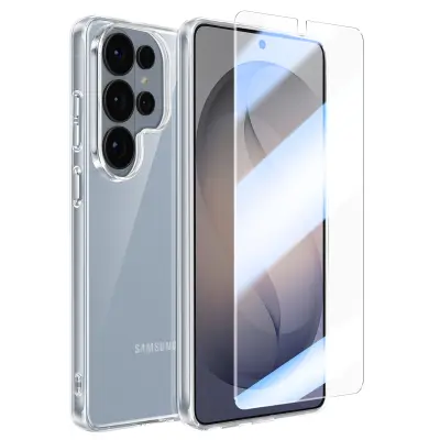Mayaxess, Ovitek za Galaxy S26 Ultra – zaščita zaslona iz kaljenega stekla, Prozorna